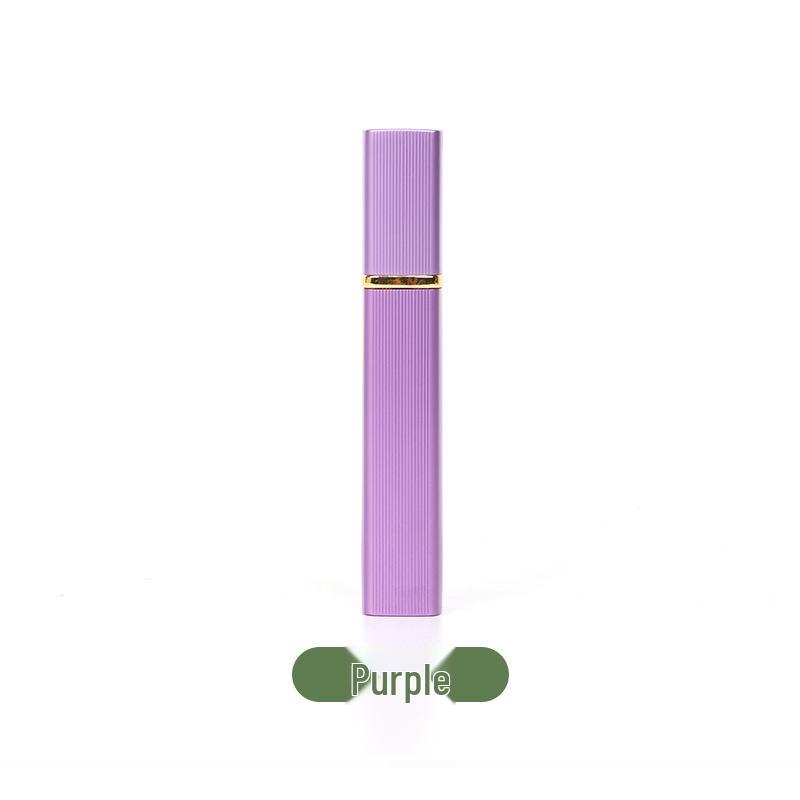 12ml Square Perfume Spray Bottle with Aluminum Shell and Glass Liner
