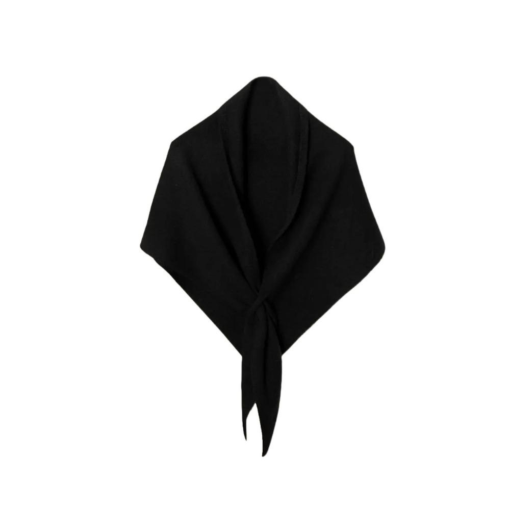 Plush Knitted Triangle Scarf Korean Style Cape Wraps Fashion Winter Shawl Women/Men