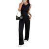 Solid-color Corset Jumpsuits for Women's Spring and Summer