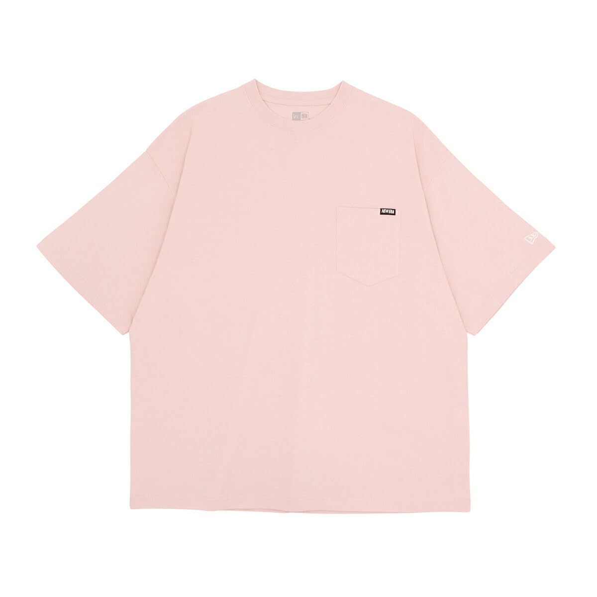 

New Era Short Sleeve T-Shirt, ONSPOTZ Exclusive, Oversized Pink Rouge, Medium, S/S, Oversized Cotton Pocket Tee with Mini Brand Logo