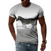Summer Fashion Zebra T-Shirt Original Animal 3D Printing Personality O-Neck Hip-Hop Men's T-Shirt Harajuku