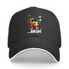 Autism Puzzle BRUH Sunglasses Sandwich Baseball Cap