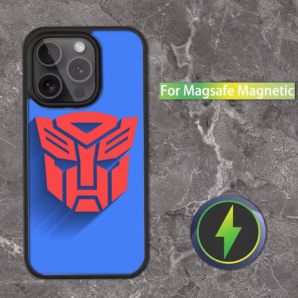 LOGO T-Transformers COOL Phone Case For iPhone 16,15,14,13,12,11,Pro,Max,Plus,Mini,SE Magsafe Magnetic Wireless Charging
