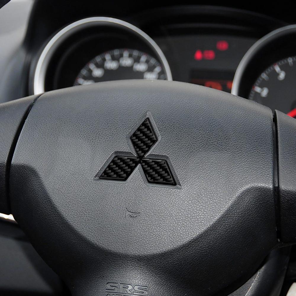 3D Car Steer Wheel Emblem Sticker Auto Interior Accessories For Mitsubishi 9 Ralliart X EX ASX L200 Colt Outlander Pajero Lancer