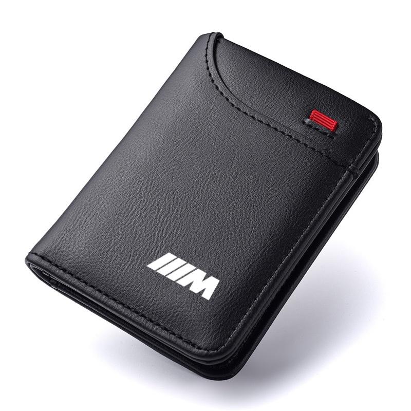 Portafoglio da Uomo Portapenne in Pelle con Logo Auto Ornamenti Per BMW X1 X6 X5 X3 E36 E39 E46 E60 E90 E90 E93 G20 G21 G01 F01 F10 F30