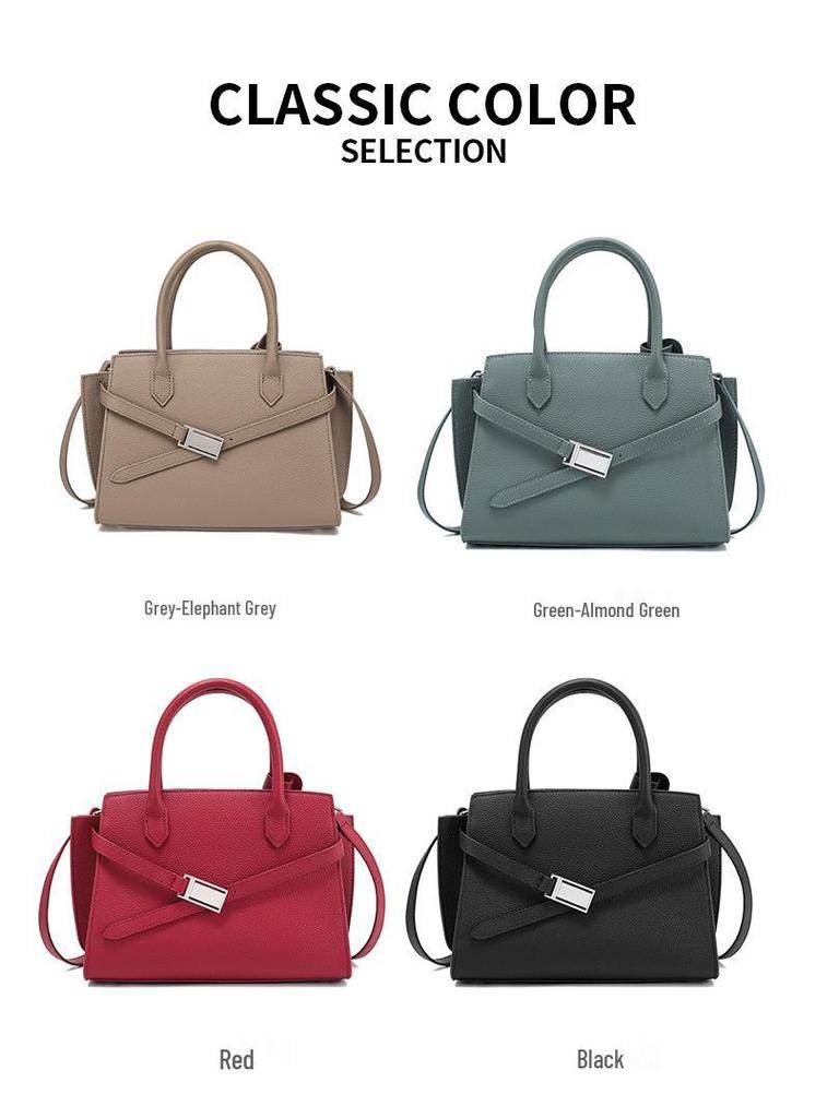 2025 Women's Genuine Leather Versatile Fashion Handbag - Large Capacity Shoulder Bag