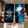 RE12 Batman Transparent Phone Case for LG K22 K30 K40 K40S K41 K42 K50 K50S K51 K51S K52 K61 K62 K71 K92 Q60 Q61 V40 V50 V60