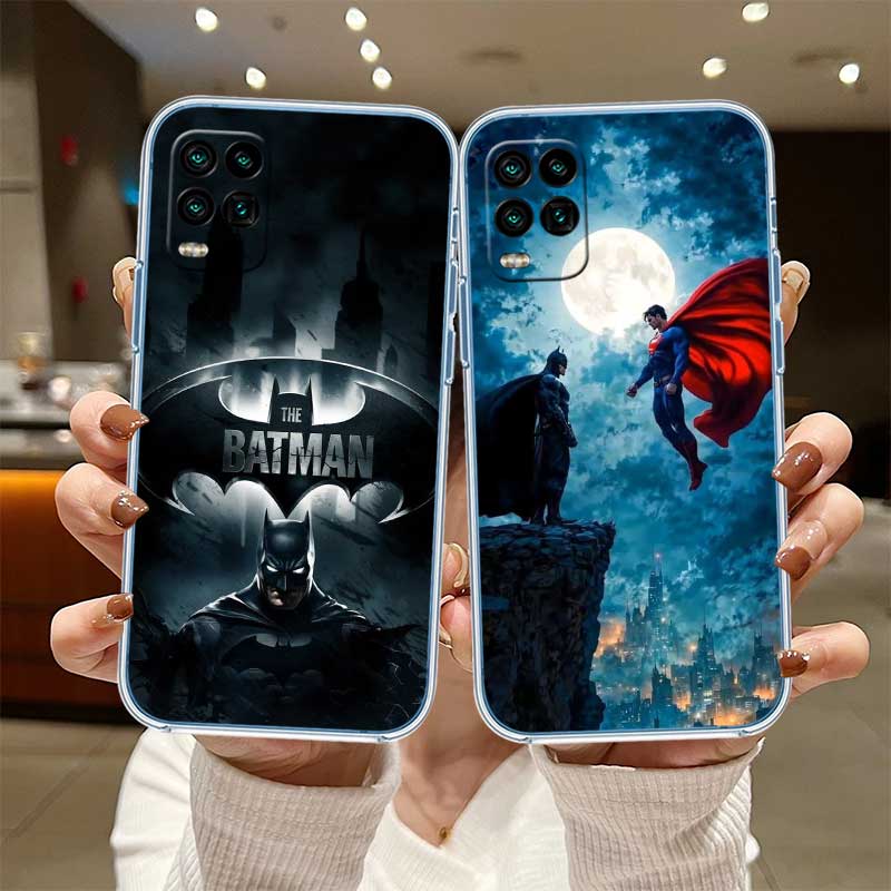 RE12 Batman Transparent Phone Case for LG K22 K30 K40 K40S K41 K42 K50 K50S K51 K51S K52 K61 K62 K71 K92 Q60 Q61 V40 V50 V60
