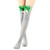 Women's Bowknot Christmas Stocking Pom-pom Socks Over-the-knee Socks