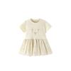 Girl Summer Cotton Princess Dress With Breathable Mesh For Toddler Girls