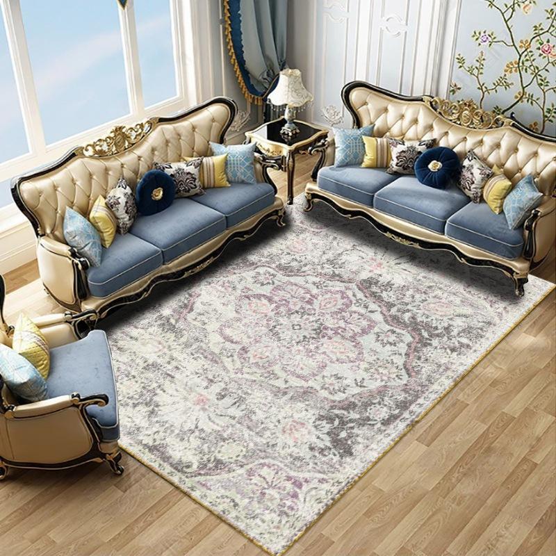 

Этнический стиль ковер персидский богемный ретро гостиная диван журнальный столик домашняя спальня кровать напольный коврик 80*120cm