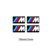 Car Sticker 4/8pcs Car Steering Wheel Decoration Center Hub Cap Emblem Badge DIY Sticker Styling Ornament Accessories for BMW xksh32