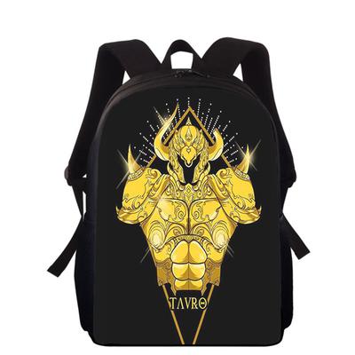 Mochila Infantil Anime Saint Seiya Estampada Mochilas Escolares para Meninos Meninas Mochila Estudantes Bolsas Escolares para Livros