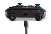 Officially Licensed Xbox PowerA Enhanced Wired with Dual and Rear for Xbox Series Xbox and PC Windows Product Controller, Blue, Tips, Vibration,