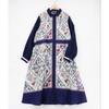 Used IsScolar 562265: Scarf Print Classical Shirt Dress