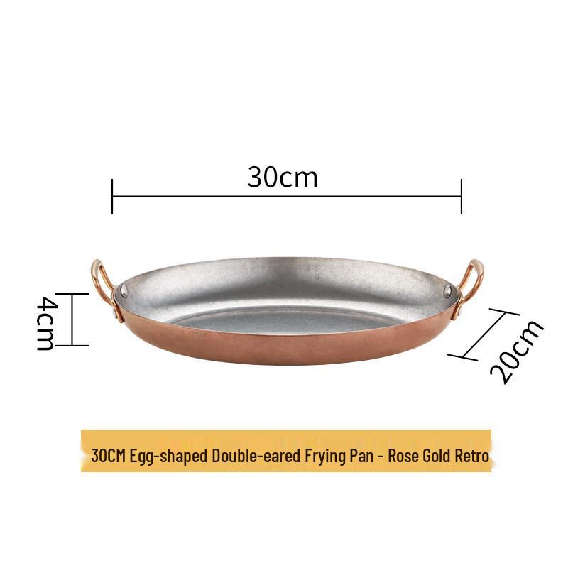 Hannedun Stainless Steel Oval Serving Platter with Handles