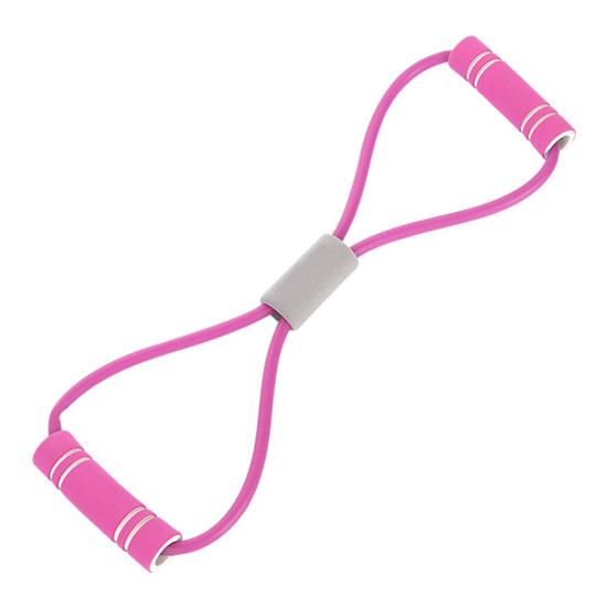 Figure 8 Resistance with Band Men Women Non-slip Handle 8-Shaped Elastic Exercise