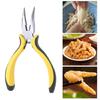 Curved Nose Pliers Tool with Labor Saving Spring Nonslip Grip Kitchen Gadget Accessories For Deboning Chicken, Duck Feet