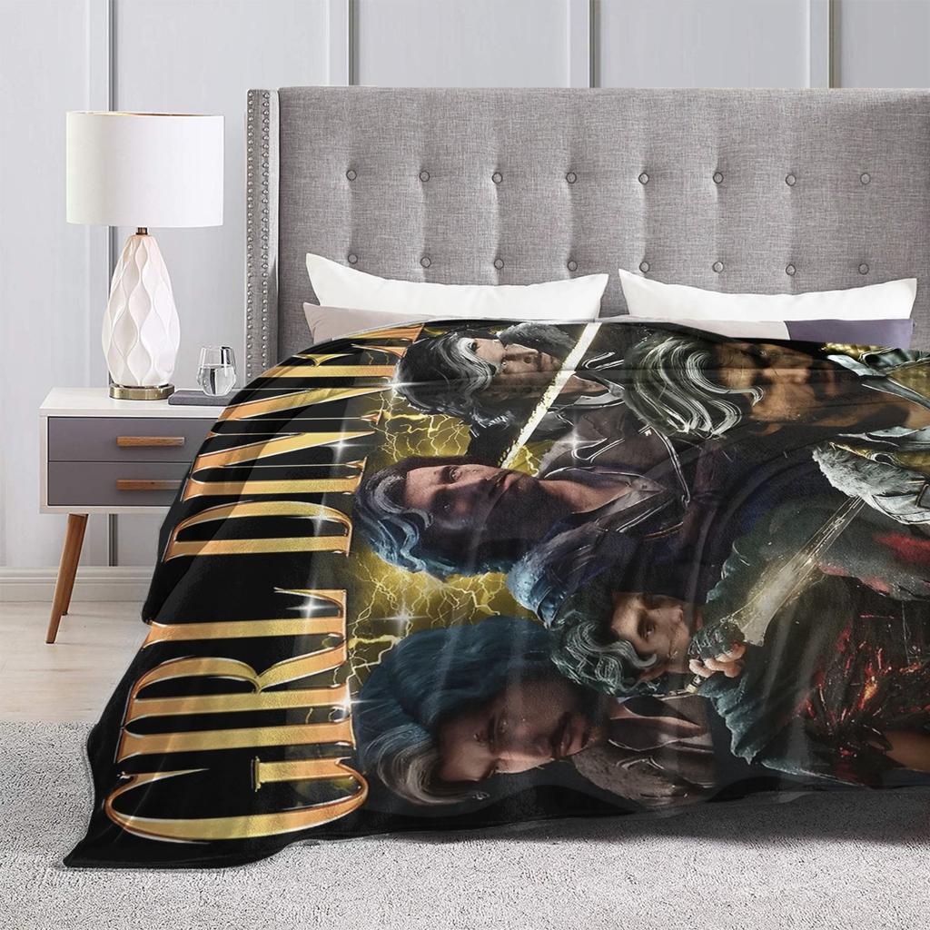 Verso Clair Obscur Expedition 33 Gamer 90s Fan Art Blanket Super Warm  Throw Blanket Winter Picnic Living Room Funny Bedspread