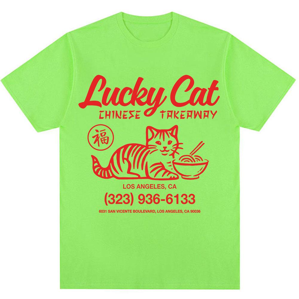 

Funny Lucky Kawaii Cat Graphic T Shirt Men Women Trendy High Quality Short Sleeve Oversized Cozy Cotton Casual Y2k T-shirts Gift 4XL