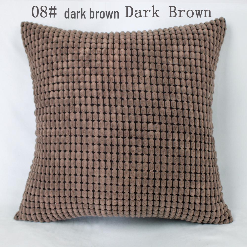Corduroy Plush Velvet Sofa Throw Pillow Cover Cushion Cover