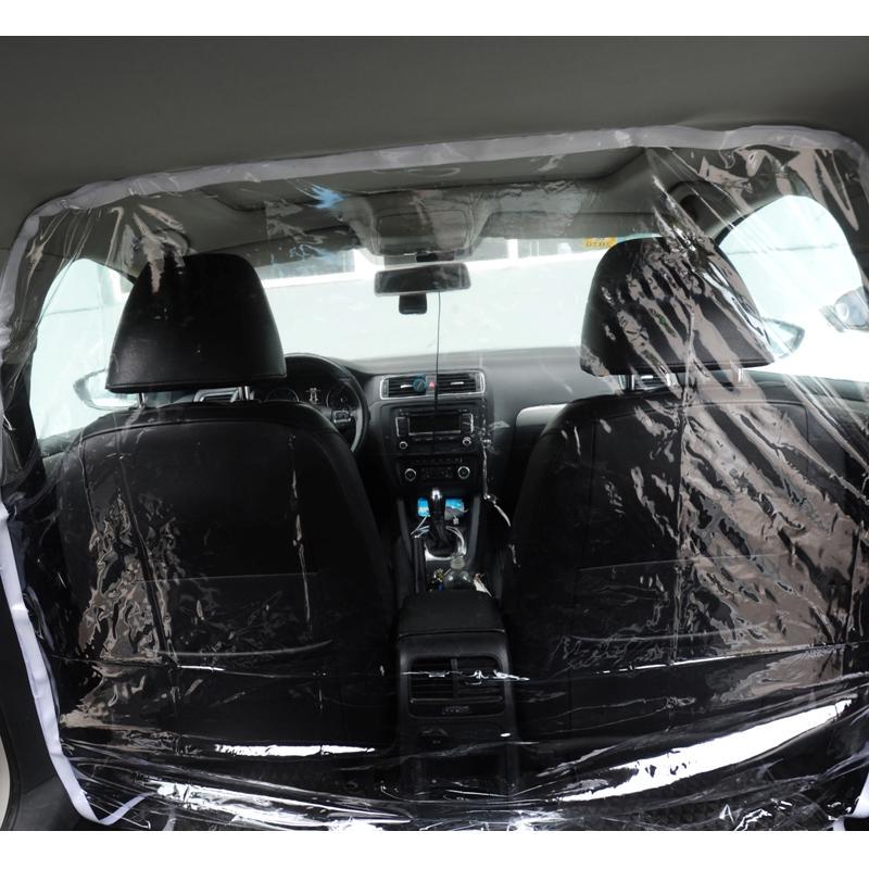 Car Seat Isolation Film Cover Prevents Saliva From Spreading Isolates The Main Driving Taxi
