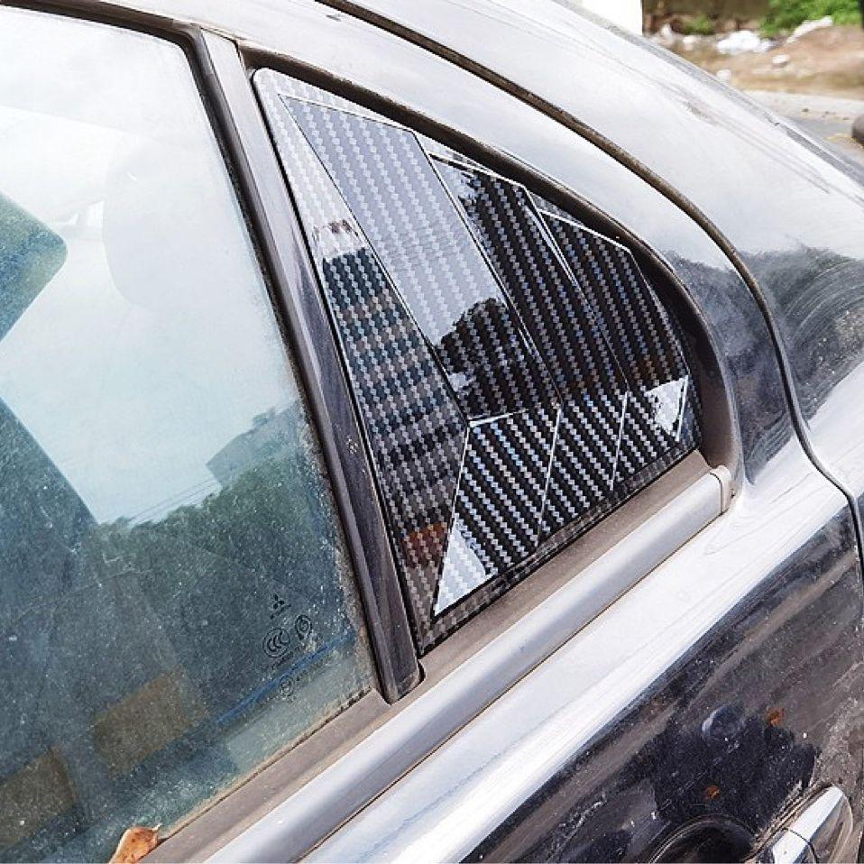 Carbon Fiber Pattern Louvers for 08-12 Mitsubishi Lancer Evolution
