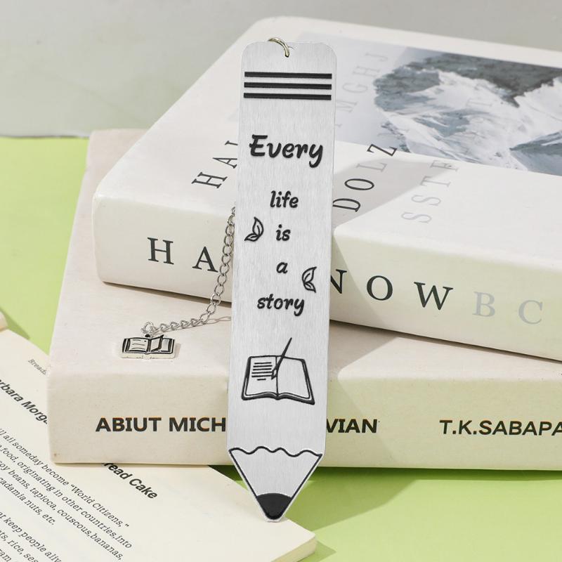 Personalized Book Mark Stainless Steel Metal Bookmarks Gift For Good Friends Collection Stationery School Supplies