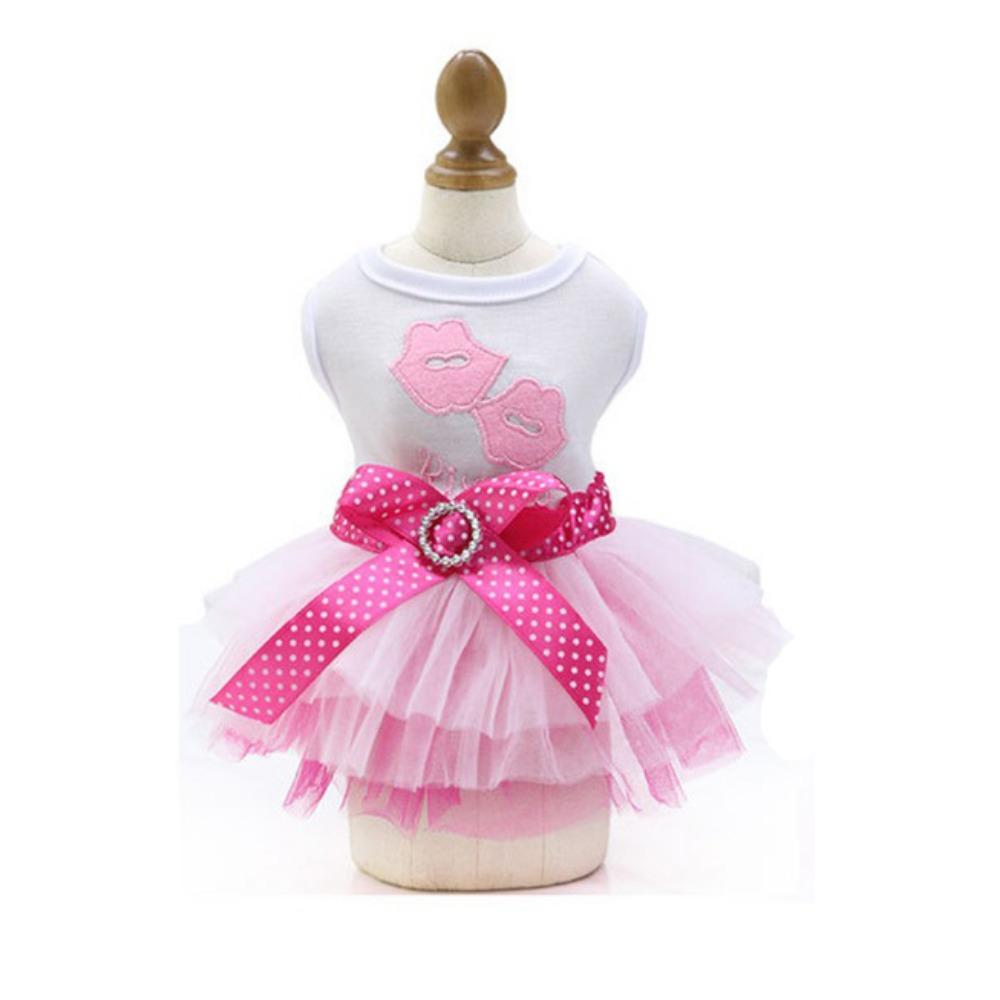 Breathable Pet  Princess Dress Soft Pet Skirt Fashion Sweet Dog Skirt  Pet Supplies