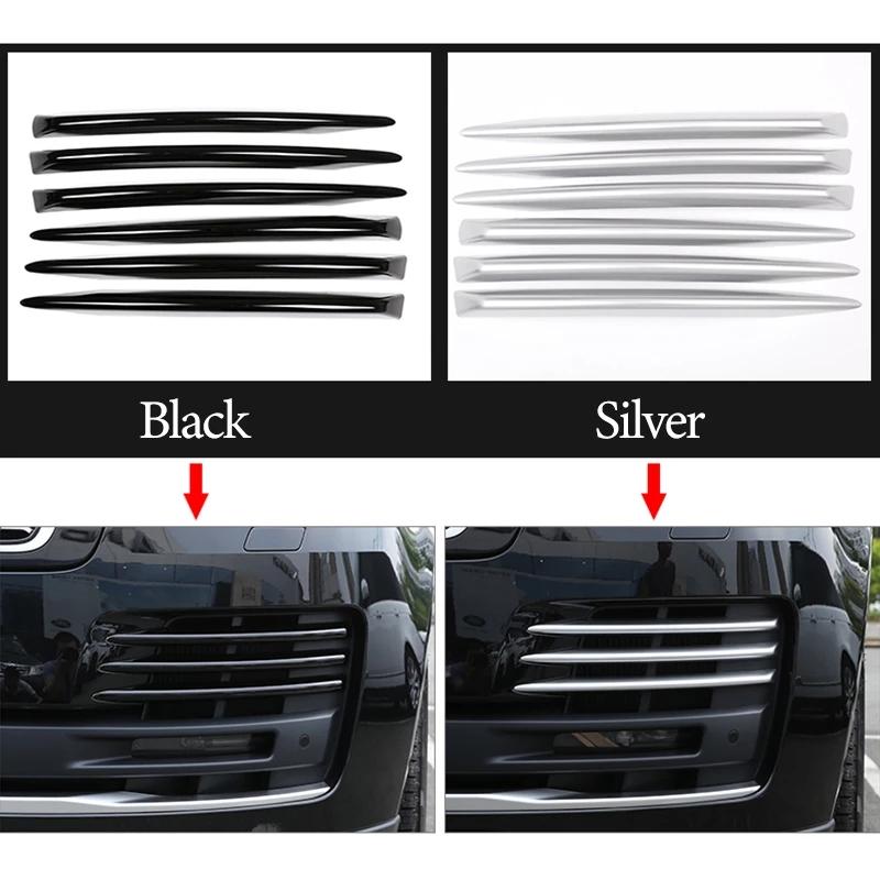 6KS Lištové kryty nálepek na přední mlhová světla auta Pro Land Rover Range Rover Vogue L405 2018-2025 Vnější doplňky