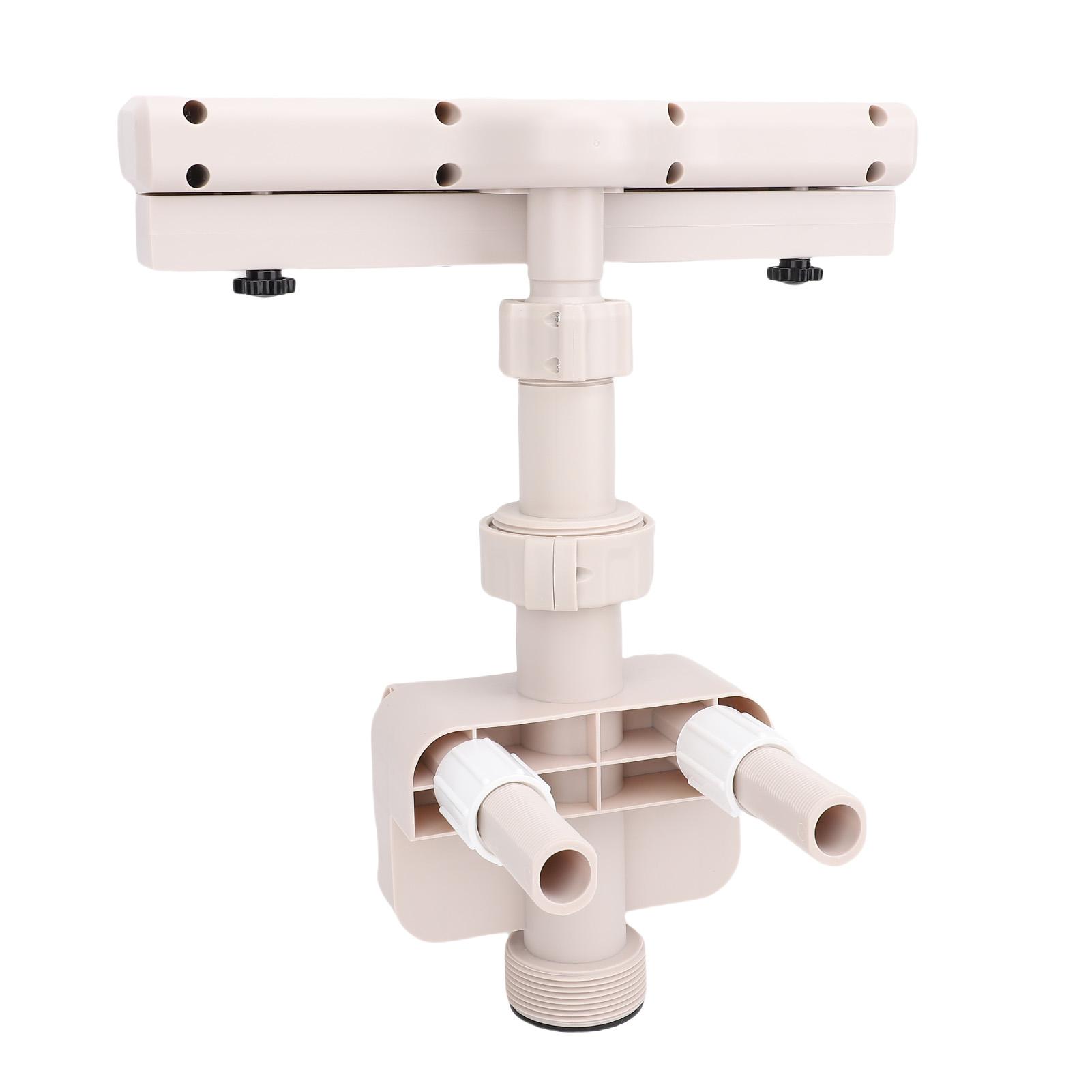 

Надземный фонтан для бассейна со светодиодной подсветкой, фонтан-водопад для бассейна с обзором 360 градусов для декора на открытом воздухе и релаксации