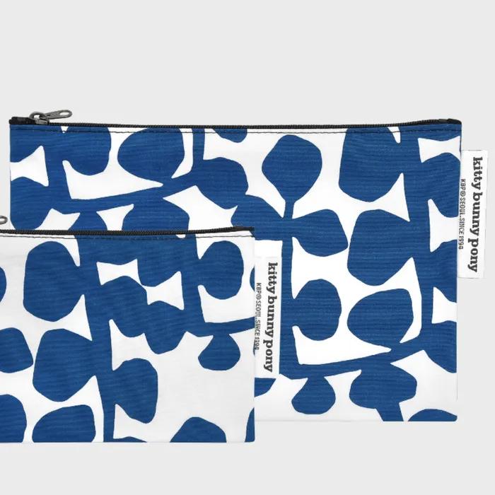 Blue Seaweed Pouch by Jessica Nielsen