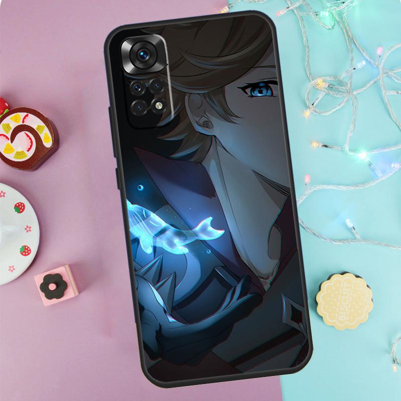 Genshin Impact Tartaglia Case For Xiaomi Redmi Note 9 10 11 12 13 14 Pro 9S 10S 11S 12S Redmi 14C 10C 12C 13C Cover