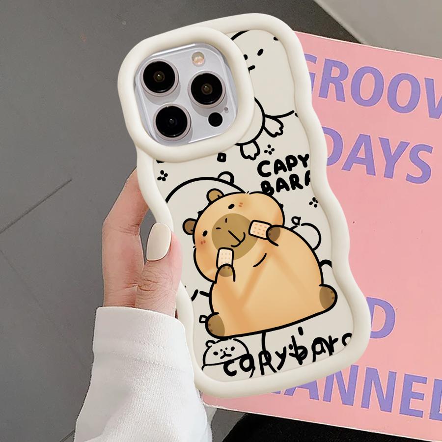 Capybara Cute Cool Case for iPhone 11 12 14 13 8 17 Air XR 16 Pro Max 15 Plus Soft Phone Cover