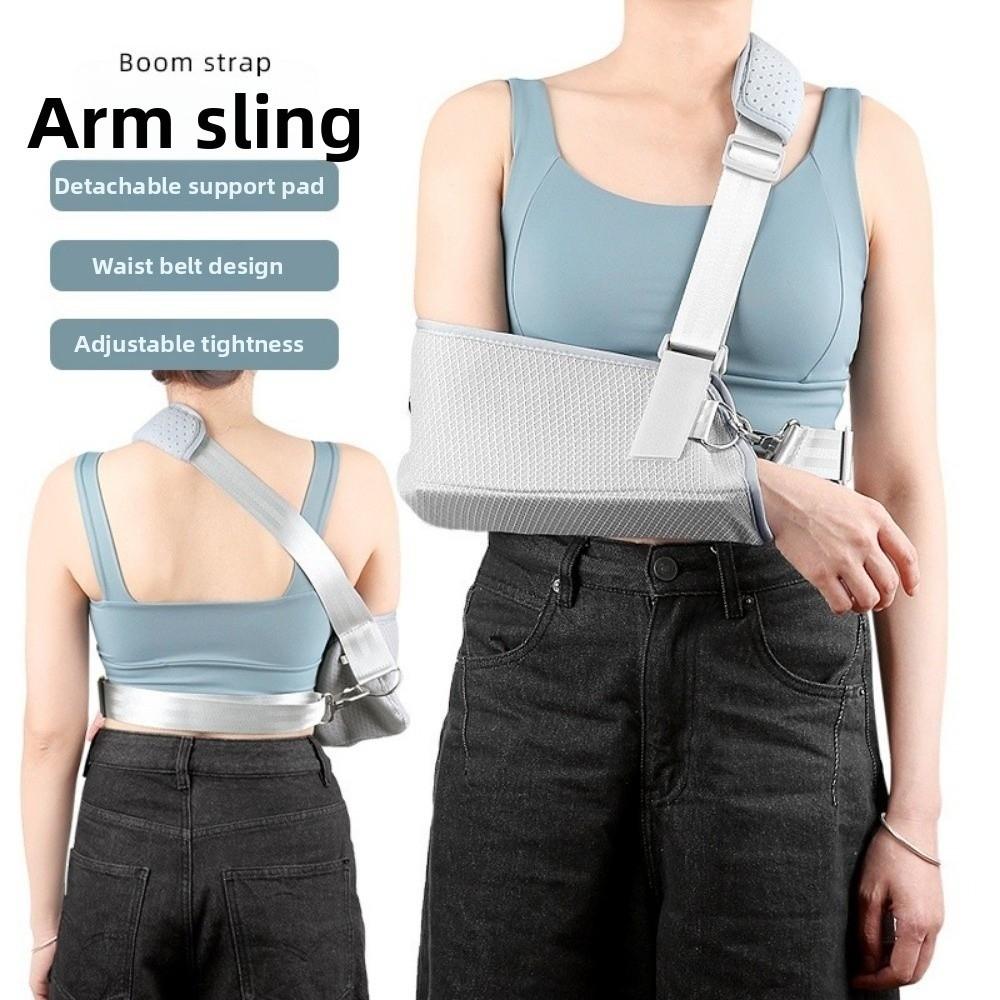 Wrist Support Arm Sling Brace Breathable Wrist Fixed Protector Elbow Support Strap Adult