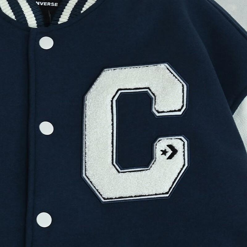 New Converse Puffer Jacket Men's Marine Blue 10027241-A01