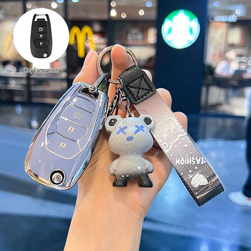 Chevrolet Car Key Case for Cruze, Aveo, Trax, Blazer, Cavalier, Sail