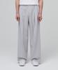 Super Wide Hidden Banding Slacks [Light Gray]
