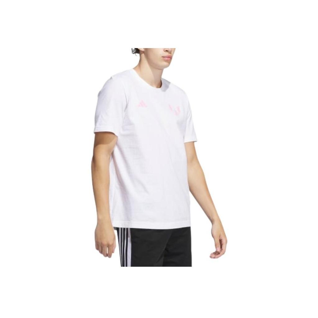 Adidas Messi N&N Tee White Men Streetwear JF4289