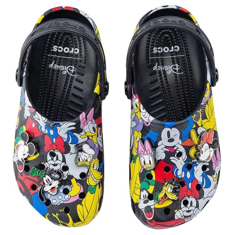 Disney x Crocs Classic Mickey & Friends Stylish & Comfortable Hole Shoes Women's Multicolour