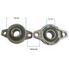 Stainless Steel Alloy Pillow Block Bearings KFL Series (KFL001-KFL006)