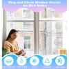 Rainbow Window Stickers, 18 Pcs Prism Window Cling for Windows Bird Deterrent, Sun Catcher Sticker (2 Sheets)