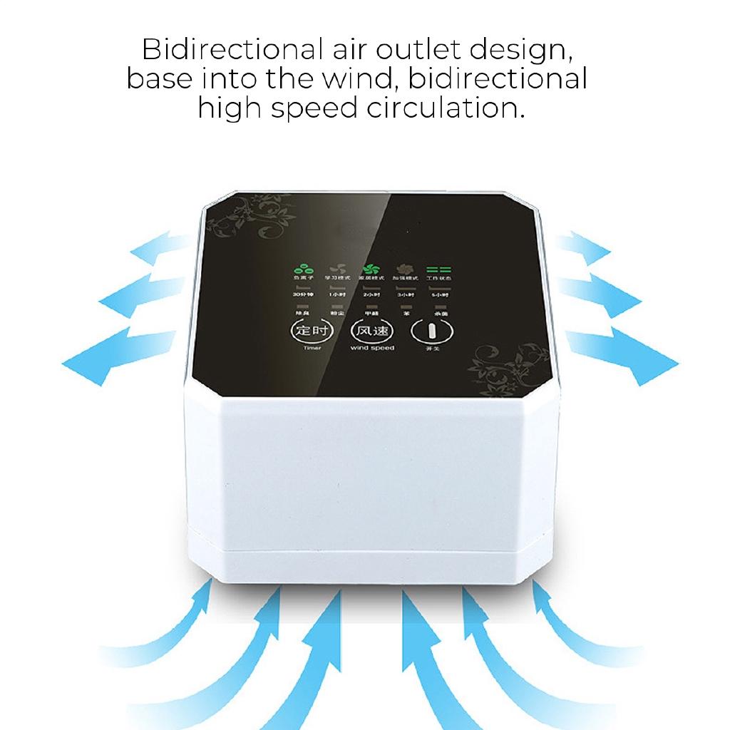 Air Purifier Sterilizer Generator Ionizer HEPA Filter For Home Office Mini Desktop Air Purifier Negative Ion Generator