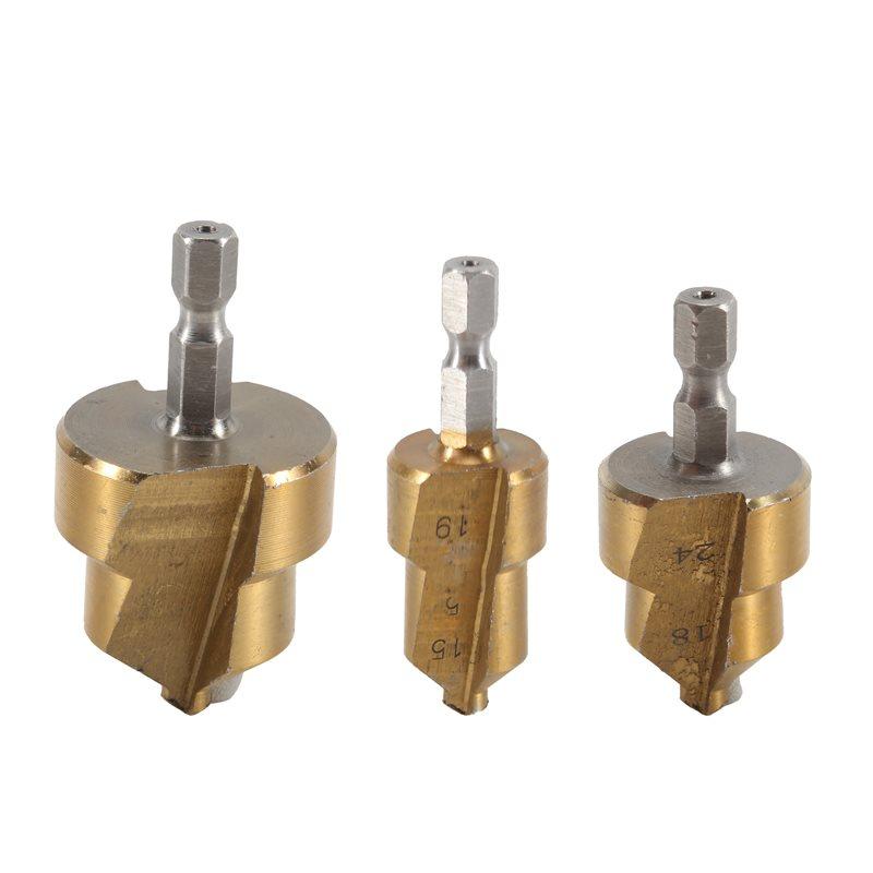 

Fresh New Upgraded PPR Lifting Drill Bits, Water Pipe Hole Expander, 4/6 Water Pipe Hole Puncher, Plumber, Hole Expansion Tool жовтий