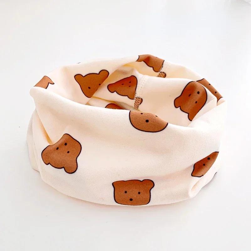 Winter Kids Fleece Neck Warmer Cartoon Patterned Extra Thick Soft Warm Neck Scarf for Boys and Girls Cold Weather Comfort