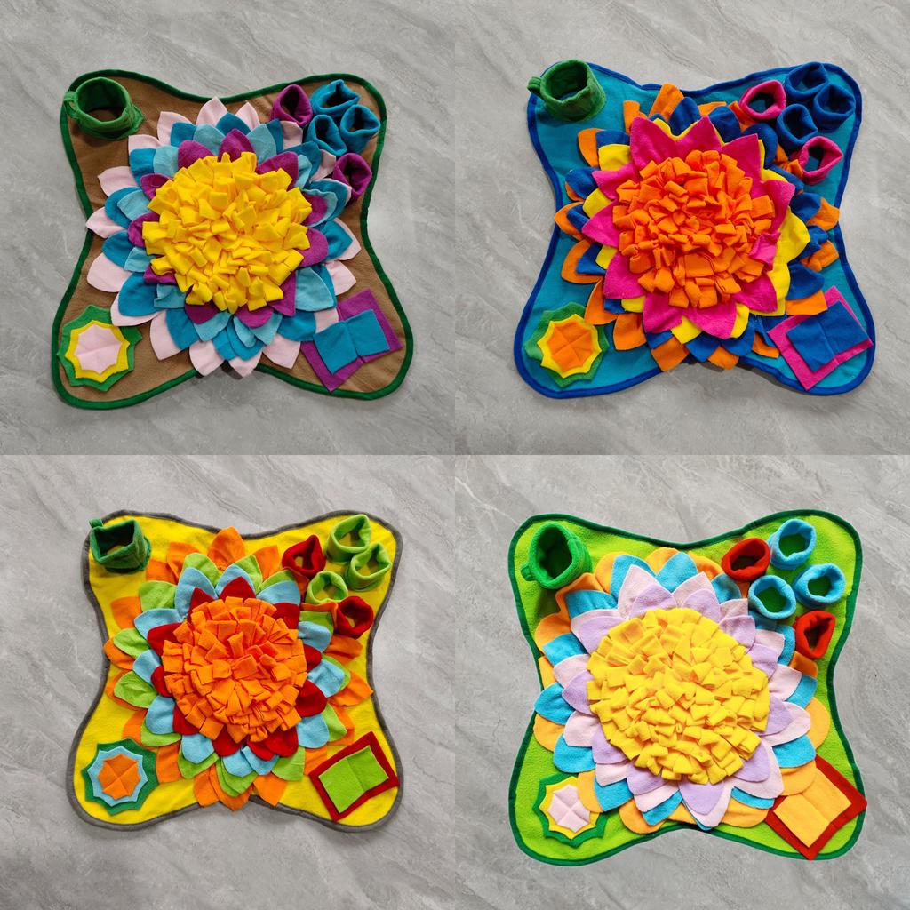 Pet Sniffing Mat For Dogs With Plush Material Enriches Smell Training And Mental Stimulation