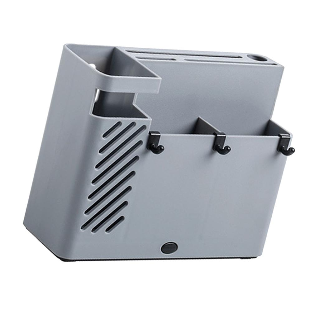 Knife Utensil Storage Rack Multifunctional Space Saving Plastic Punch Fre Wall Mounted Knife