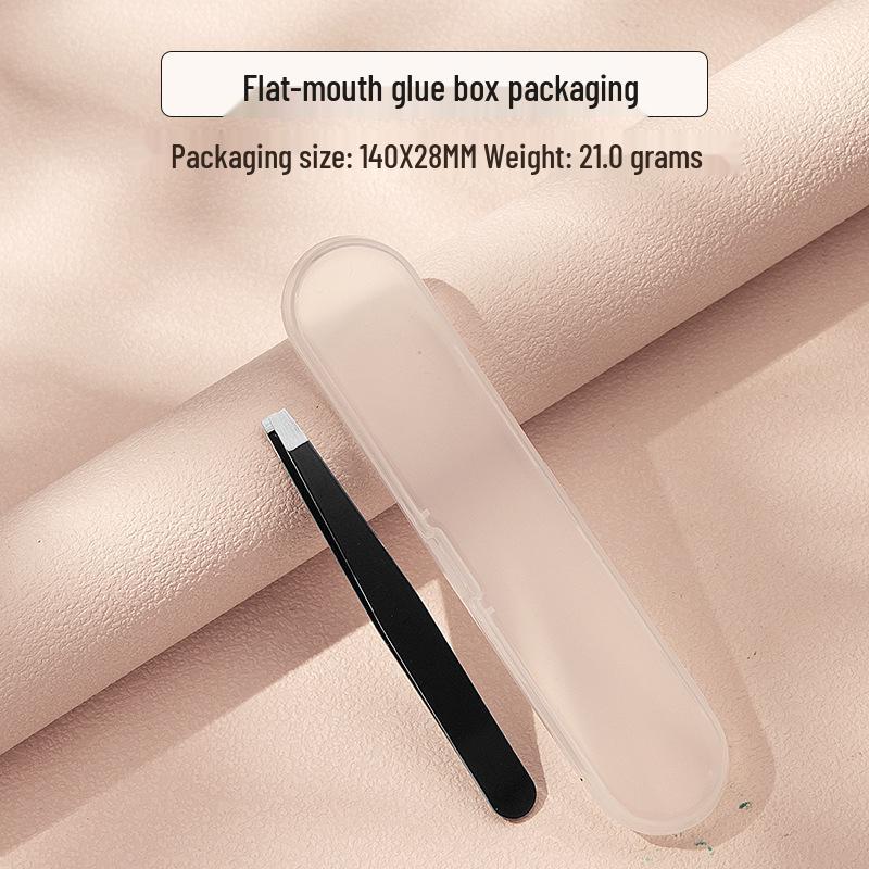 Stainless Steel 96-Piece Eyebrow & Beard Tweezers Set with Double Eyelid Stickers