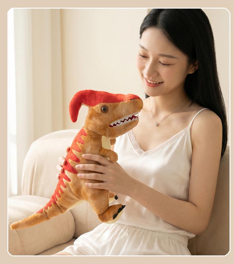 Dinosaur Plush Toys: Tyrannosaurus, Triceratops, Velociraptor & Ankylosaurus for Boys