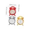 Alasum Miniature Alarm Clocks, Set of 4, 112 Scale, Alloy, Dollhouse Furniture, Accessories, Table Clocks, Photography Props, Interior Decoration,